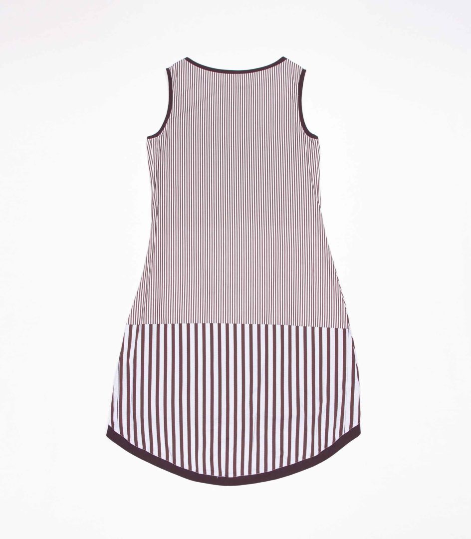 anna * pollack, Kleid Sonnenbrise braun , Ansicht Rücken