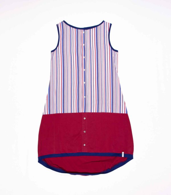 anna * pollack, Kleid Sonnenbrise rot blau, medium , Ansicht Vorne