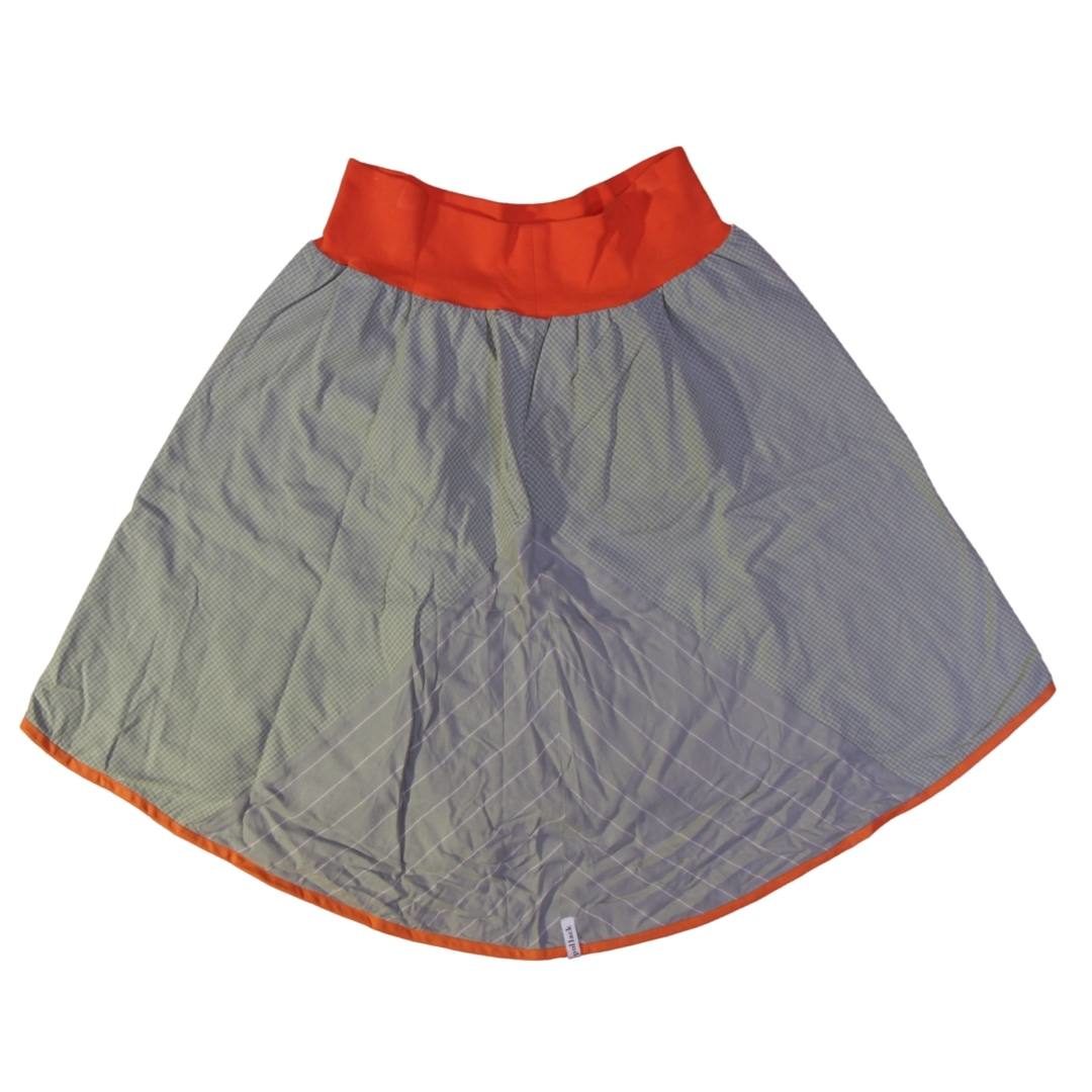 anna * pollack, Wenderock large,grün grau, Rückseite grün