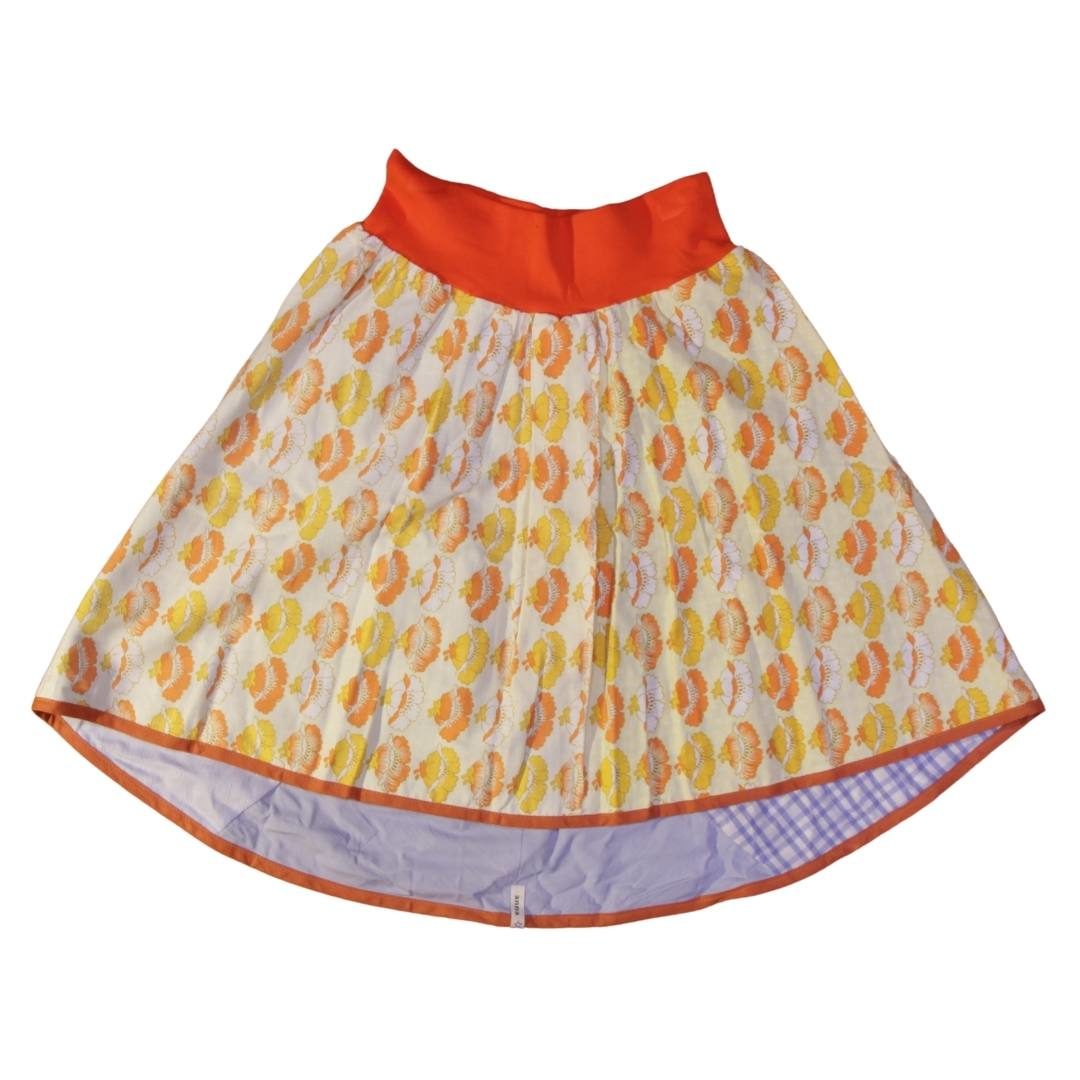 anna * pollack, Wenderock medium, gelb blau, Vorderseite gelb