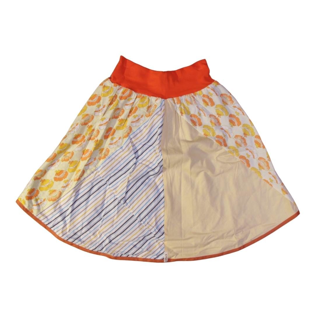 anna * pollack, Wenderock medium, gelb blau, Rückseite gelb