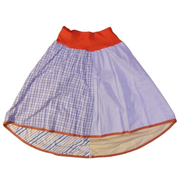 anna * pollack, Wenderock medium, gelb blau, Vorderseite blau