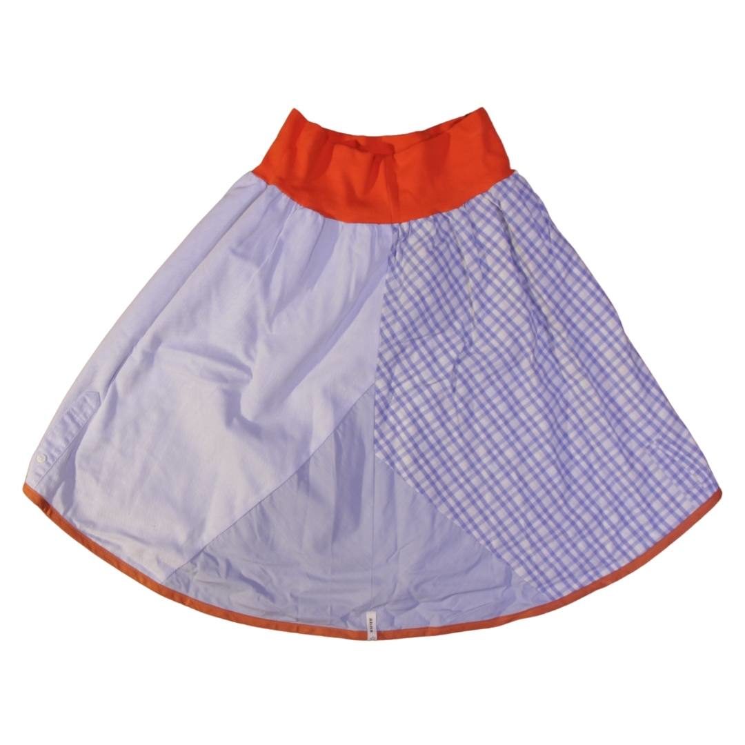 anna * pollack, Wenderock medium, gelb blau, Rückseite blau