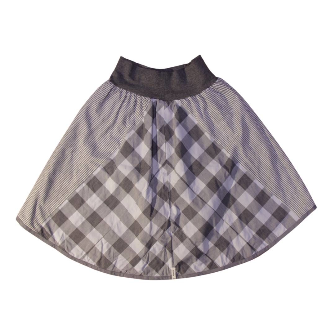 anna * pollack, Wenderock, medium, lila grau, Rückseite grau