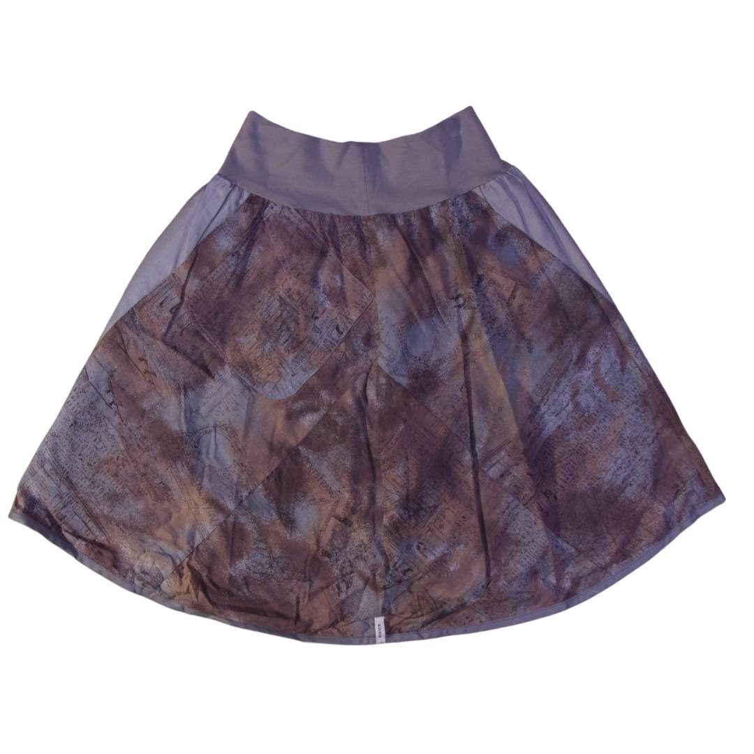 anna * pollack, Wenderock medium, lila grau, Rückseite grau