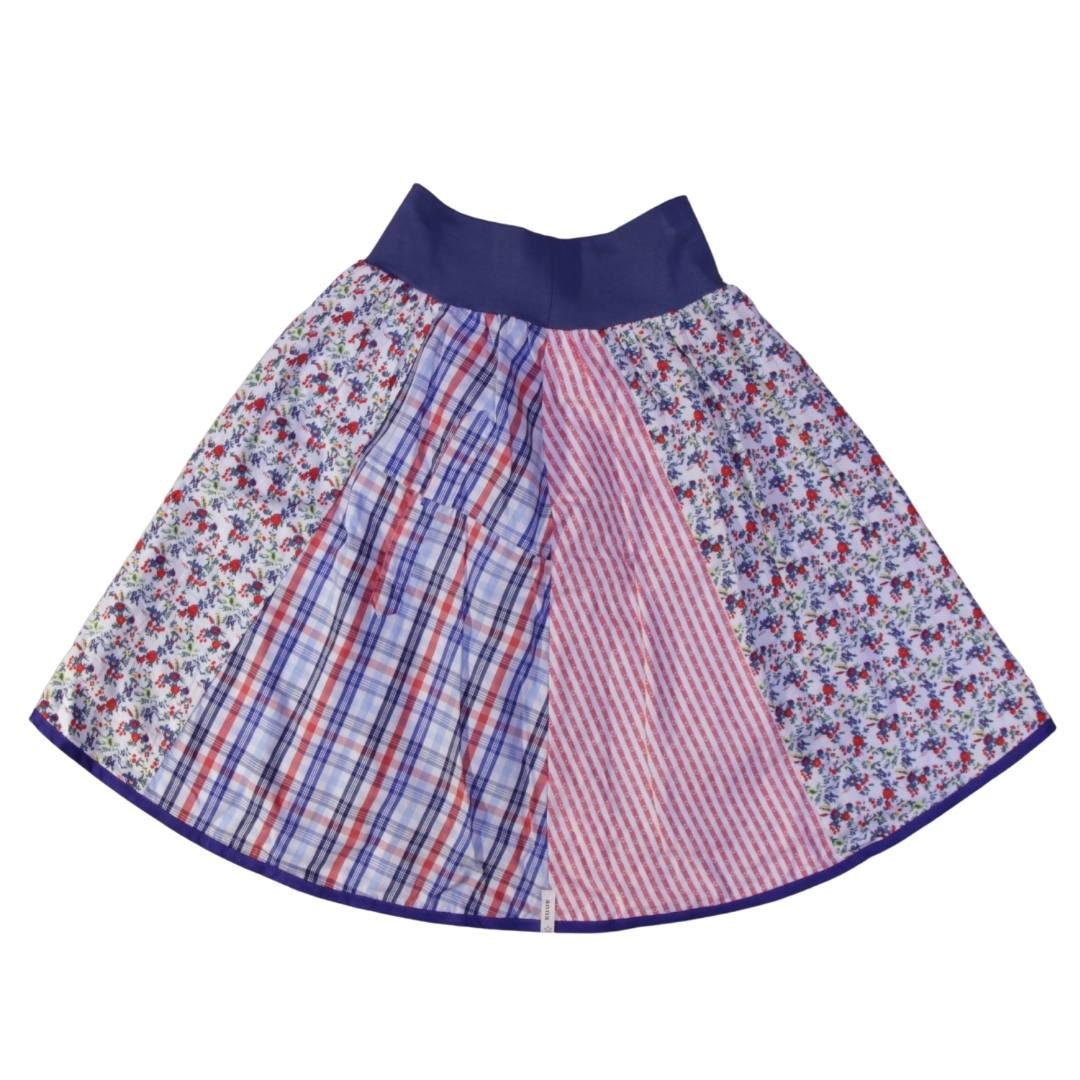 anna * pollack, Wenderock medium, rot blau, Rückseite rot