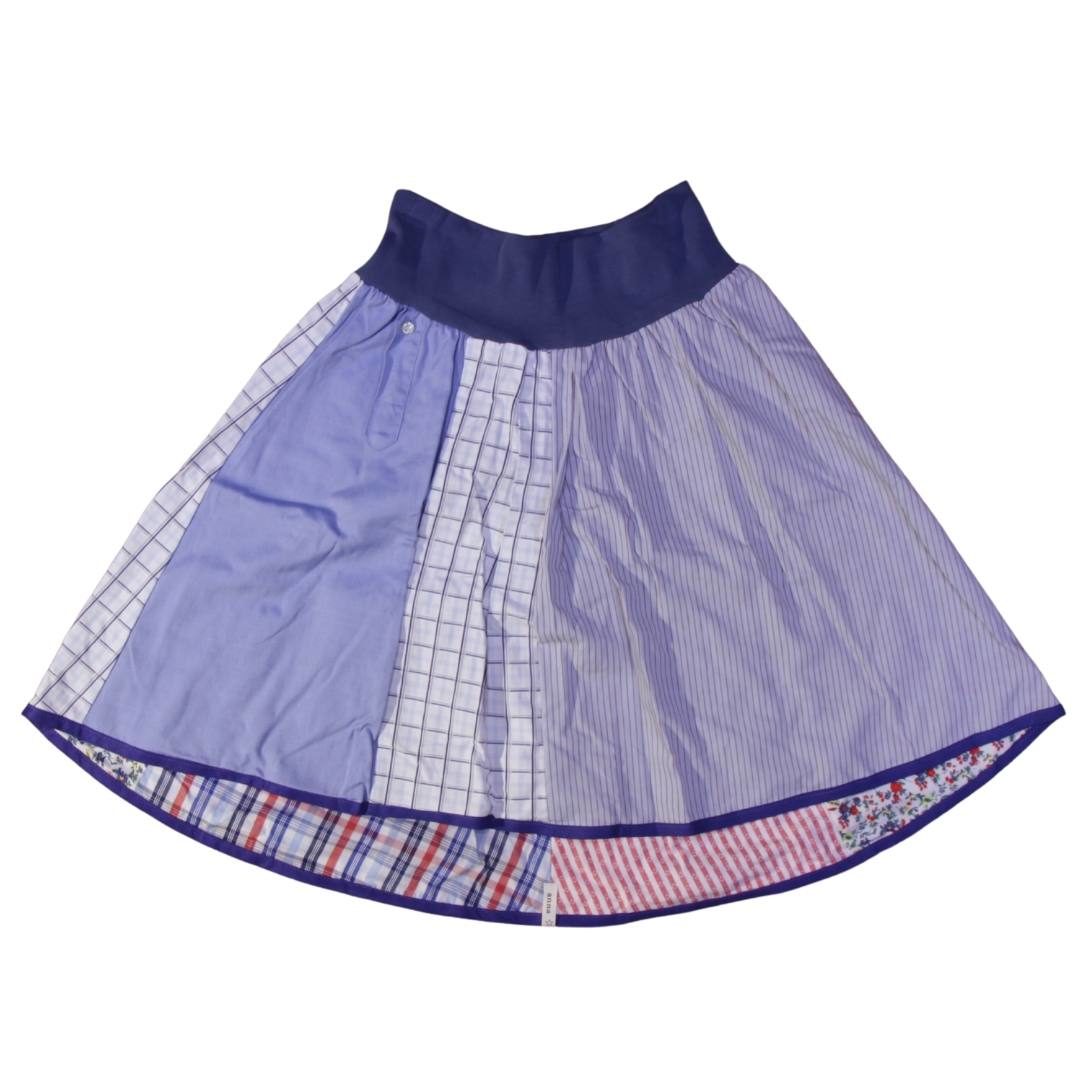 anna * pollack, Wenderock medium, rot blau, Vorderseite blau