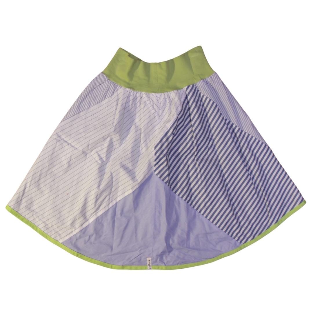 anna * pollack, Wenderock small, blau grün, Rückseite blau