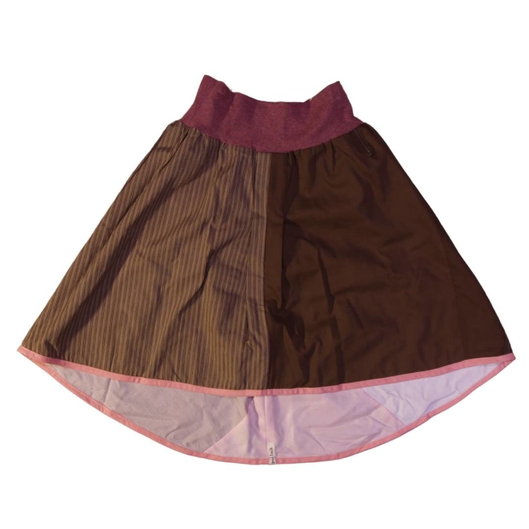 anna * pollack, Wenderock small, rosa braun, Vorderseite braun