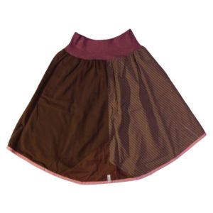 anna * pollack, Wenderock small, rosa braun, Rückseite braun