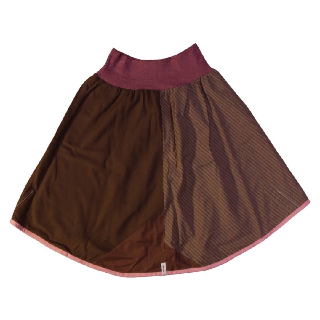 anna * pollack, Wenderock small, rosa braun, Rückseite braun