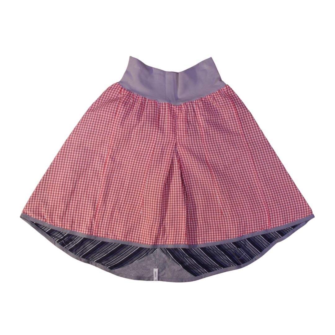 anna * pollack, Wenderock small, rot grau, Vorderseite rot