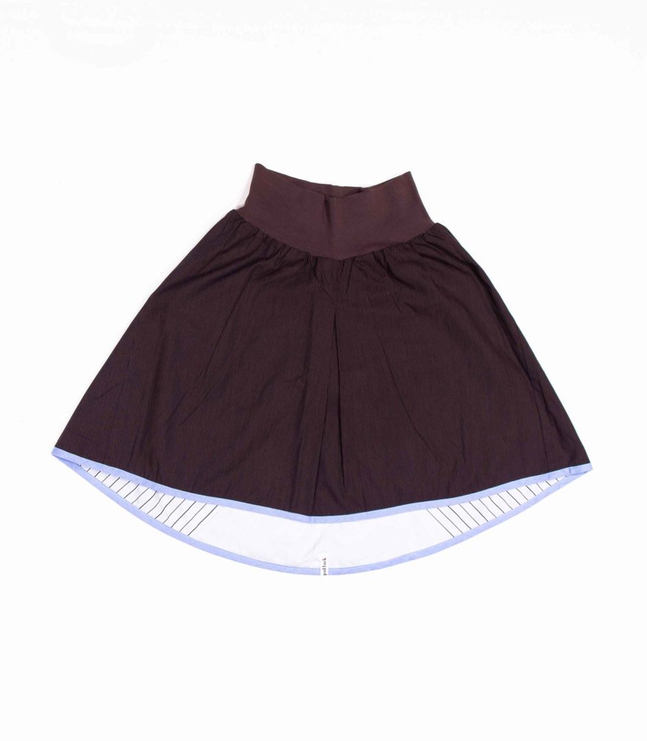 anna * pollack, Wenderock small, blau braun, Vorderseite braun