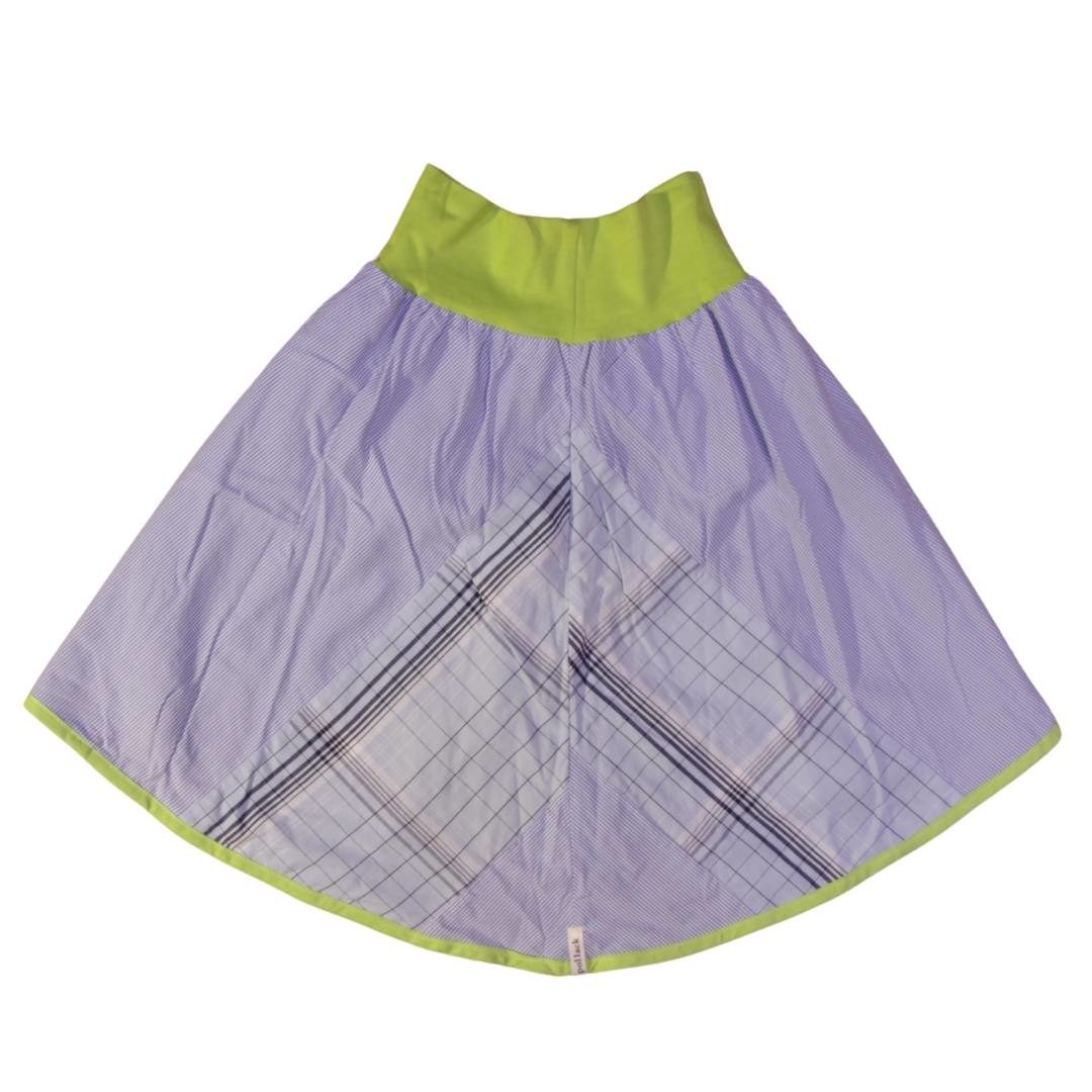 anna * pollack, Wenderock, xsmall, blaugrün, Rückseite blau