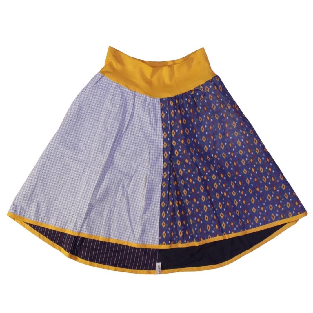 anna * pollack, wenderock_xsmall_blau_schwarz, Vorderseite blau