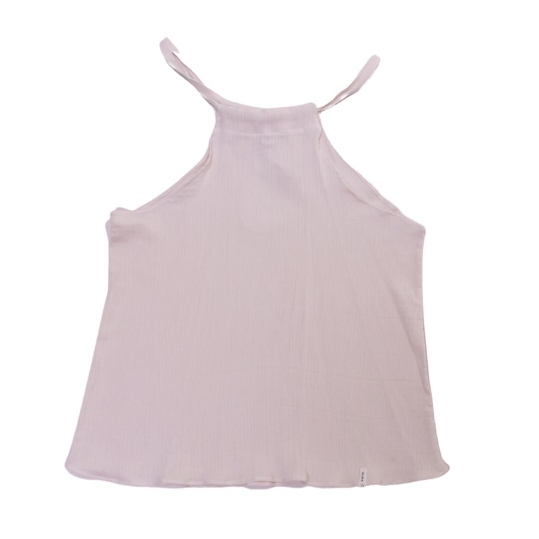 anna * pollack, Top ärmellos, Vorderansicht, creme, Einfassung creme