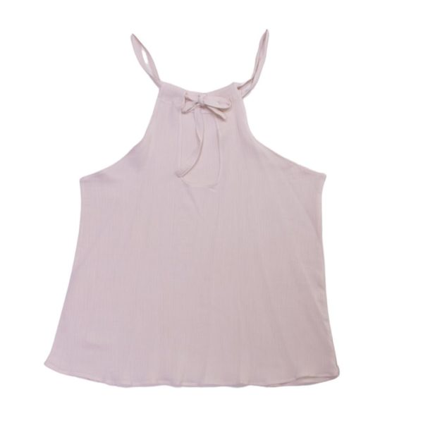 anna * pollack, Top ärmellos, Rückenansicht, creme, Einfassung creme
