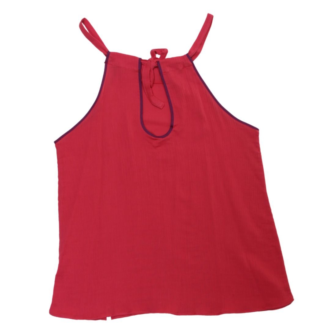 anna * pollack, Top ärmellos, Rückenansicht, rot