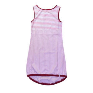 anna * pollack, Kleid Sonnenbrise rosa Streifen, x-small, Bündchen rot, Ansicht Vorne