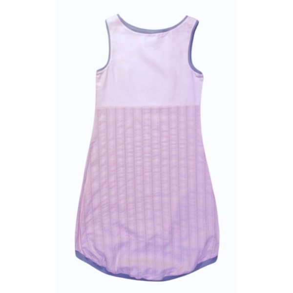 anna * pollack, Kleid Sonnenbrise rosa blumig, x-small, Bündchen porzellan, Ansicht Rücken
