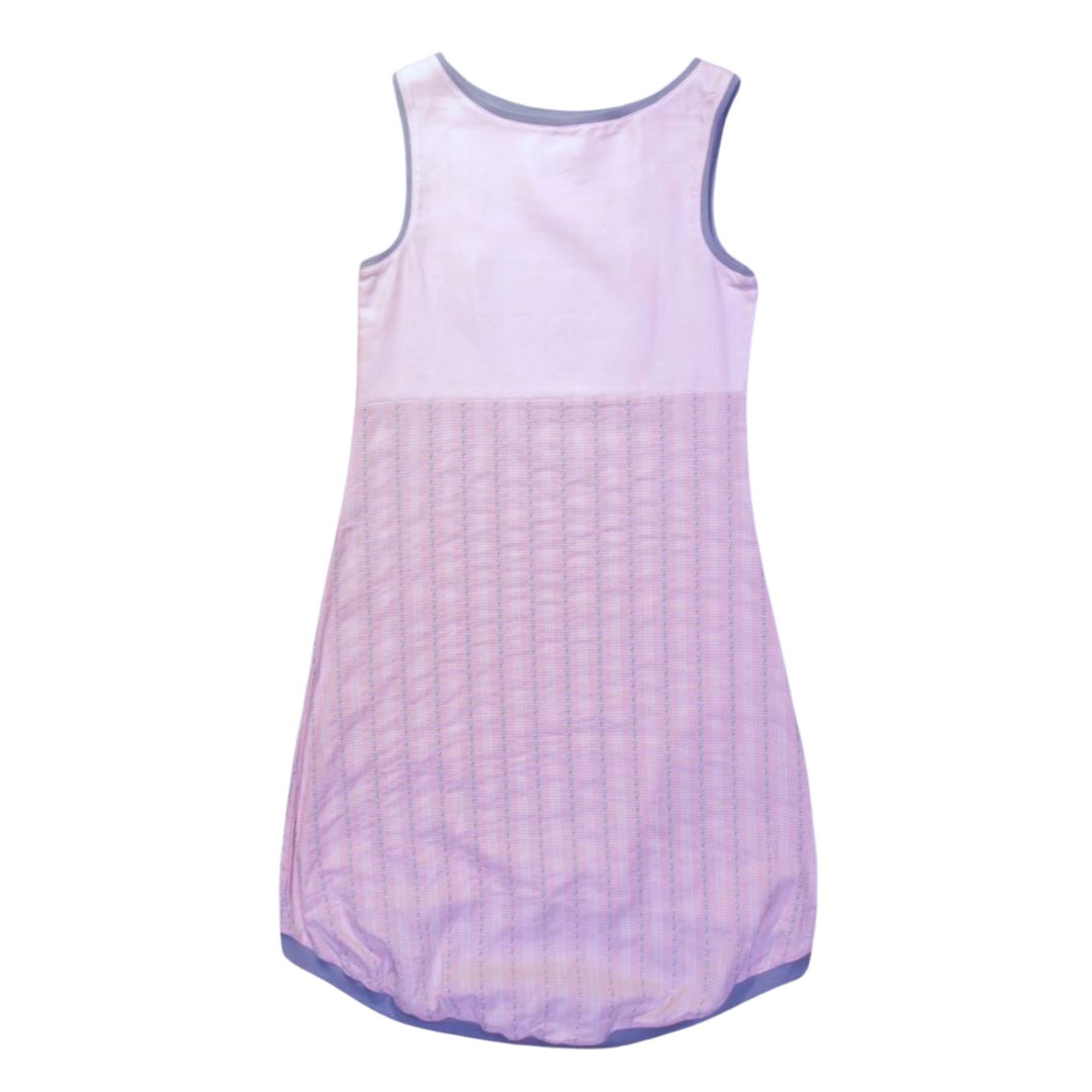 anna * pollack, Kleid Sonnenbrise rosa blumig, x-small, Bündchen porzellan, Ansicht Rücken