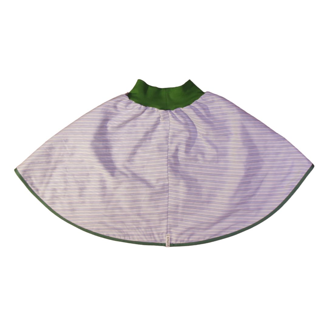 anna * pollack, Wenderockli, blau mit grün 134-152, Vorne blau