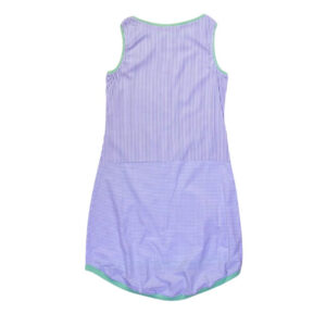 anna * pollack, Kleid Sonnenbrise in hellem Blau, uni und gestreift, Ansicht Rücken