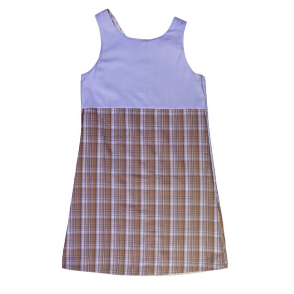 anna * pollack, Wendekleid, 110-134, gelb mit blau, Rückseite blau