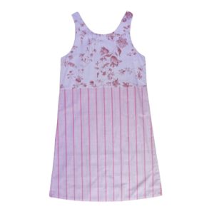 anna * pollack, Wendekleid, 134-152, rosa und blau, Rückseite rosa