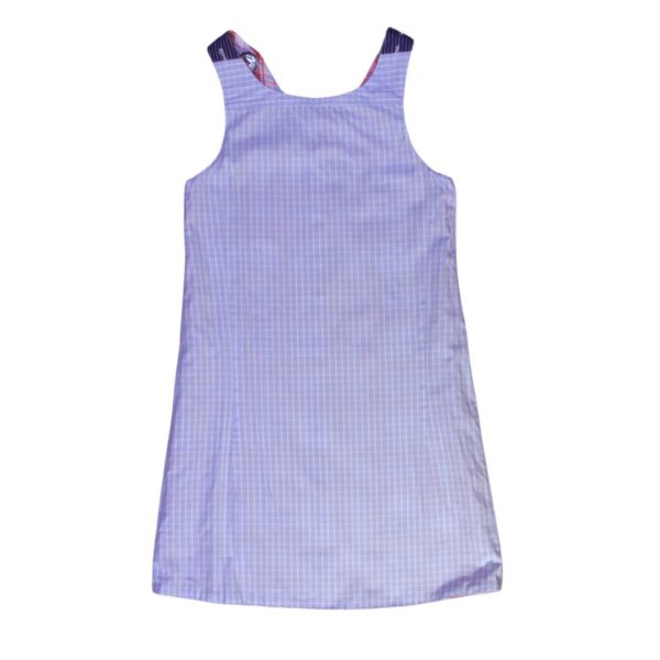 anna * pollack, Wendekleid, 110-134, Karo rot blau, Rückseite blau