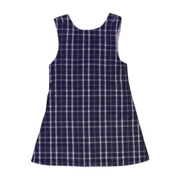 anna * pollack, Wendekleid, 80-116, rot und blau, kariert, Rückseite blau