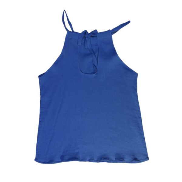 anna * pollack, Top ärmellos, Rückenansicht, blau