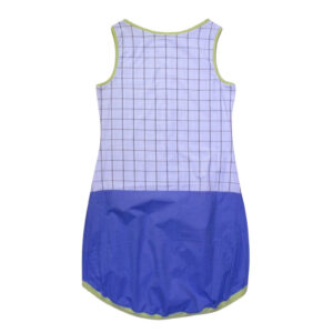 anna * pollack, Kleid Sonnenbrise blau , Karo groß und Uni, Ansicht Rücken