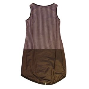 anna * pollack, Kleid Sonnenbrise braun , Uni und Streif, Ansicht Rücken