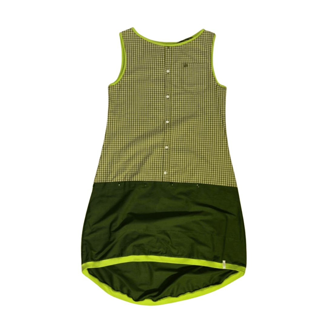 anna * pollack, Kleid Sonnenbrise grün , Karo mit Uni, Ansicht Vorne