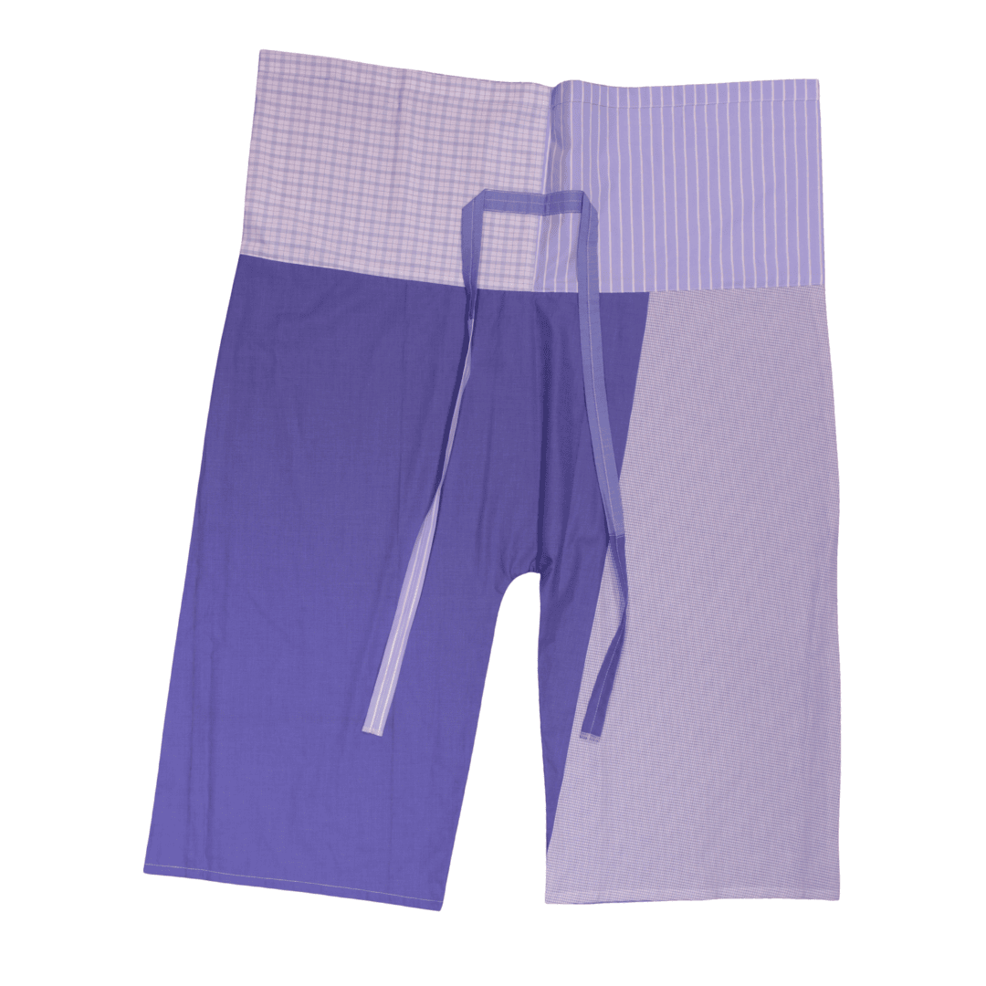 anna * pollack, Thaihose Blau Hinteransicht