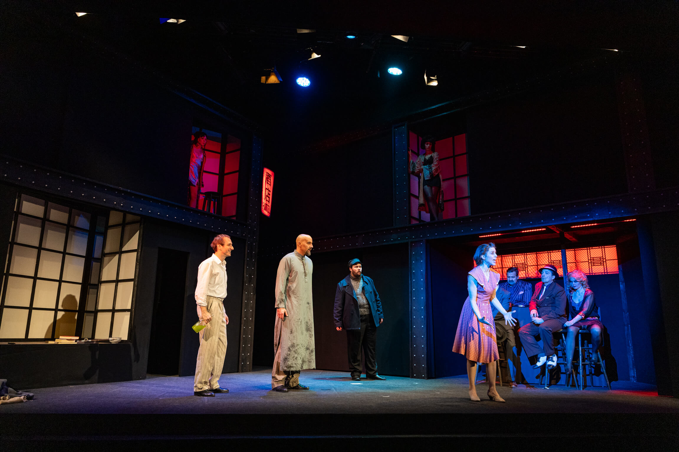 Produktionsfoto: Im Dickicht der Städte