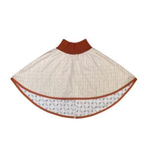 anna * pollack, Wenderock 110-134, jersey beige blau, Vorderseite beige