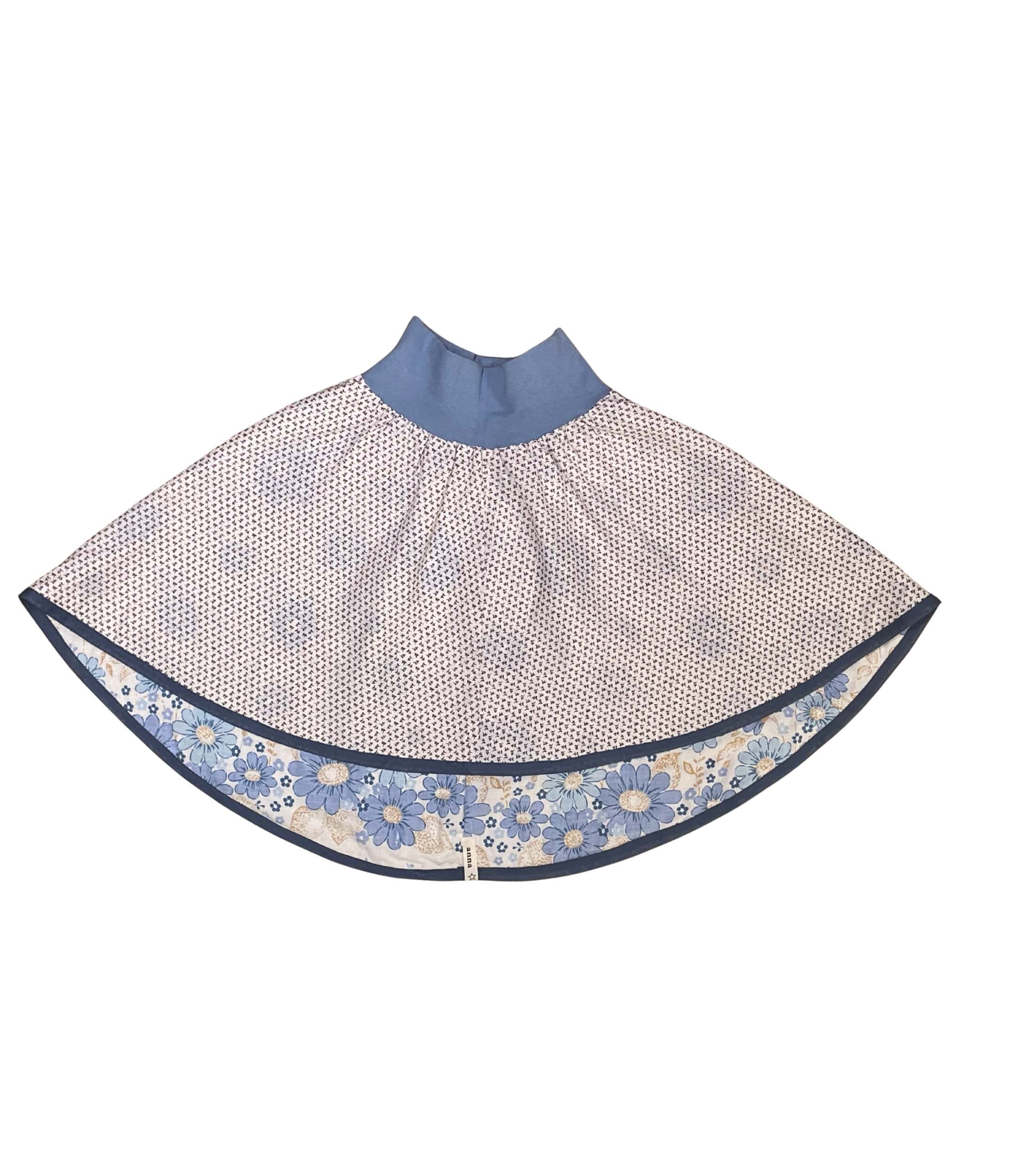 anna * pollack, Wenderock 110-134, blumig blau lila, Vorderseite lila