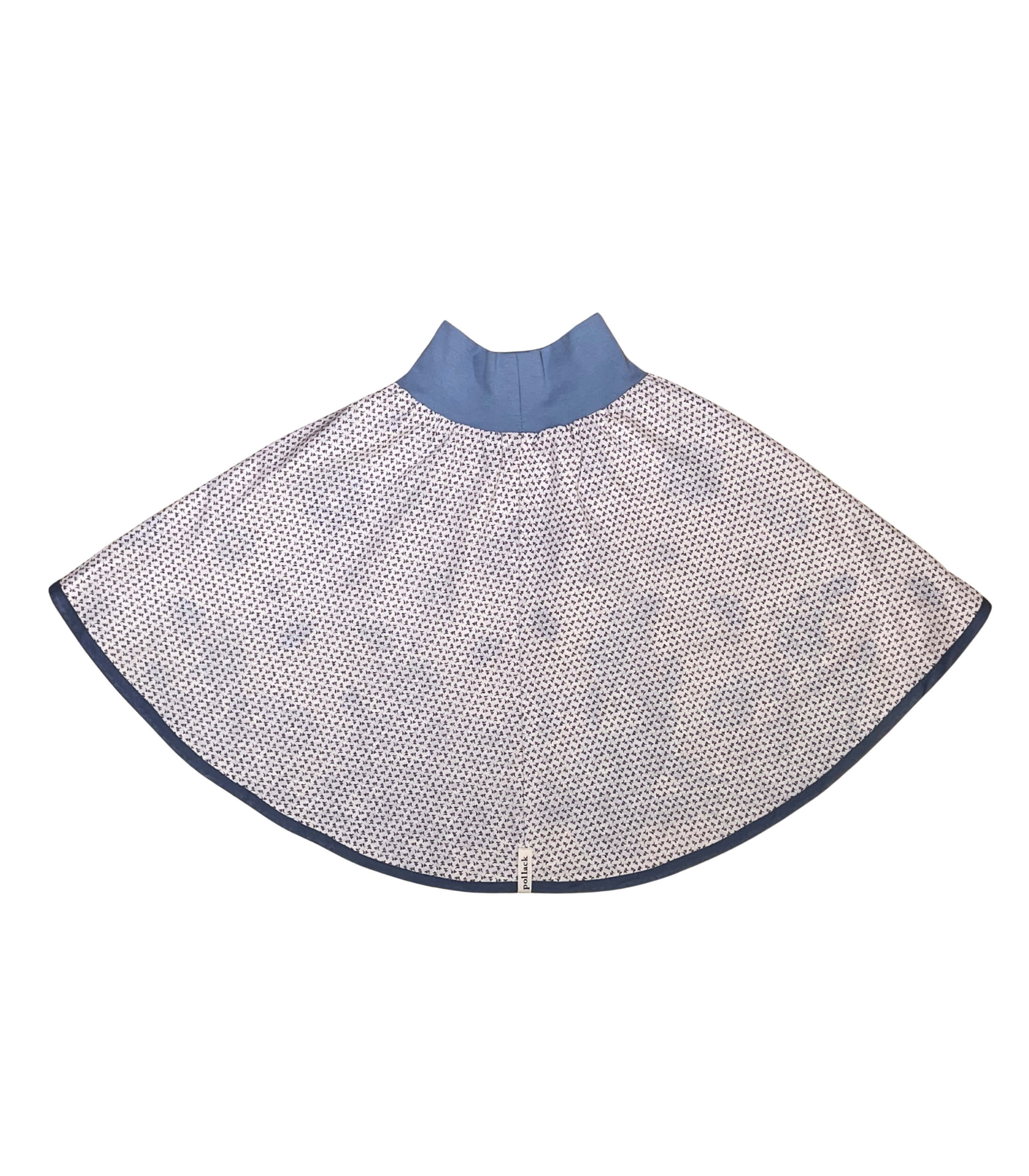 anna * pollack, Wenderock 110-134, blumig blau lila, Rückseite lila