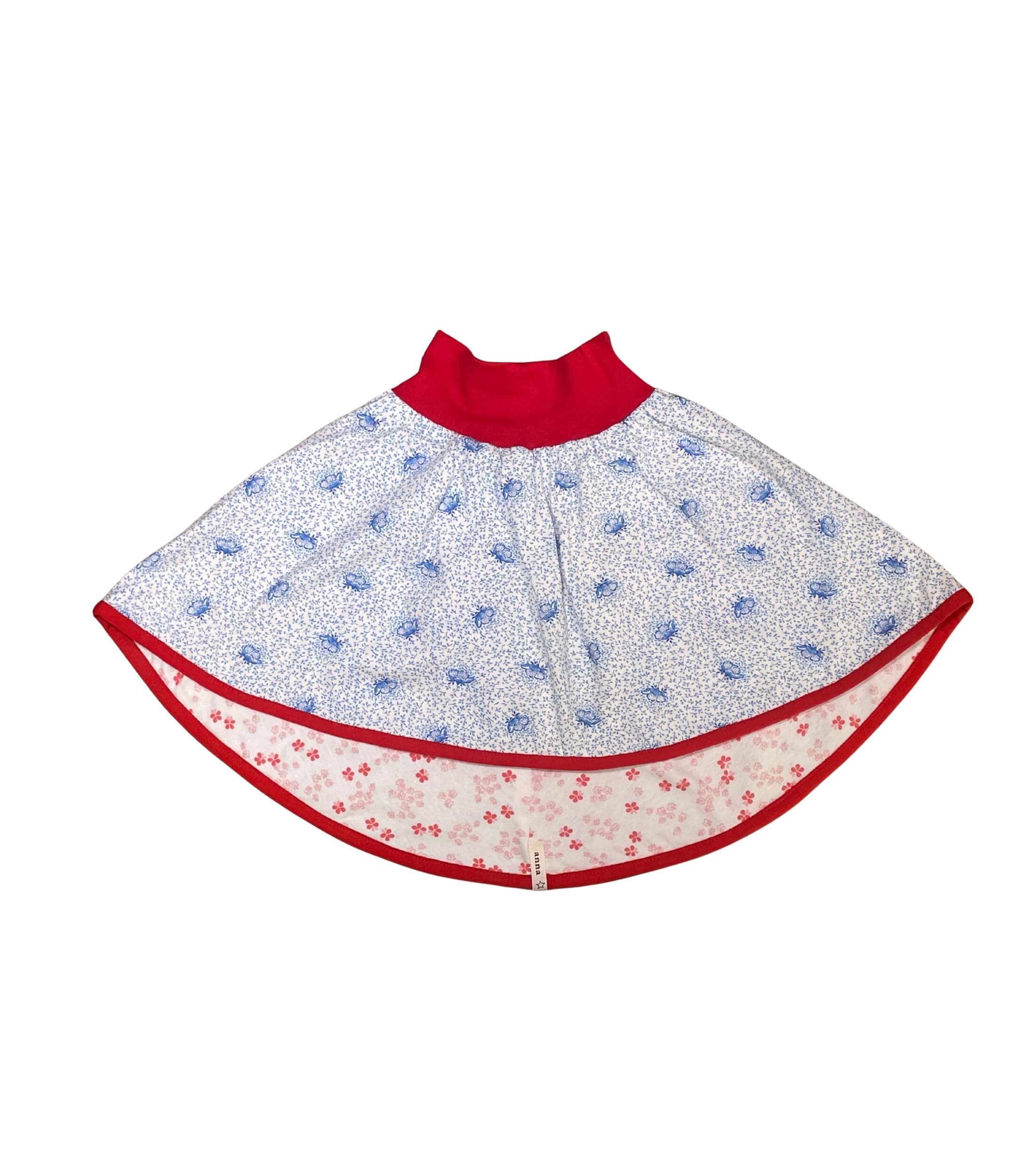 anna * pollack, Wenderock 80-110, jersey rot blau, Vorderseite blau