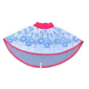 anna * pollack, Wenderock 80-110, Blau geblümt, Vorderseite Blau geblümt