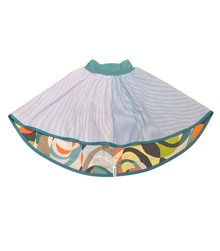 anna * pollack, Wenderock 134-152, grün, Vorderseite Streif grün