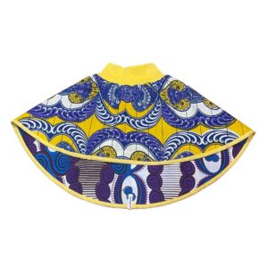 anna * pollack, Wenderock 80-110, Lila Gelb Afrika, Vorderseite Afrika Gelb