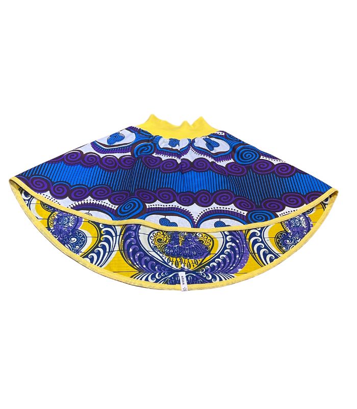 anna * pollack, Wenderock 80-110, Lila Gelb Afrika, Vorderseite Afrika Lila