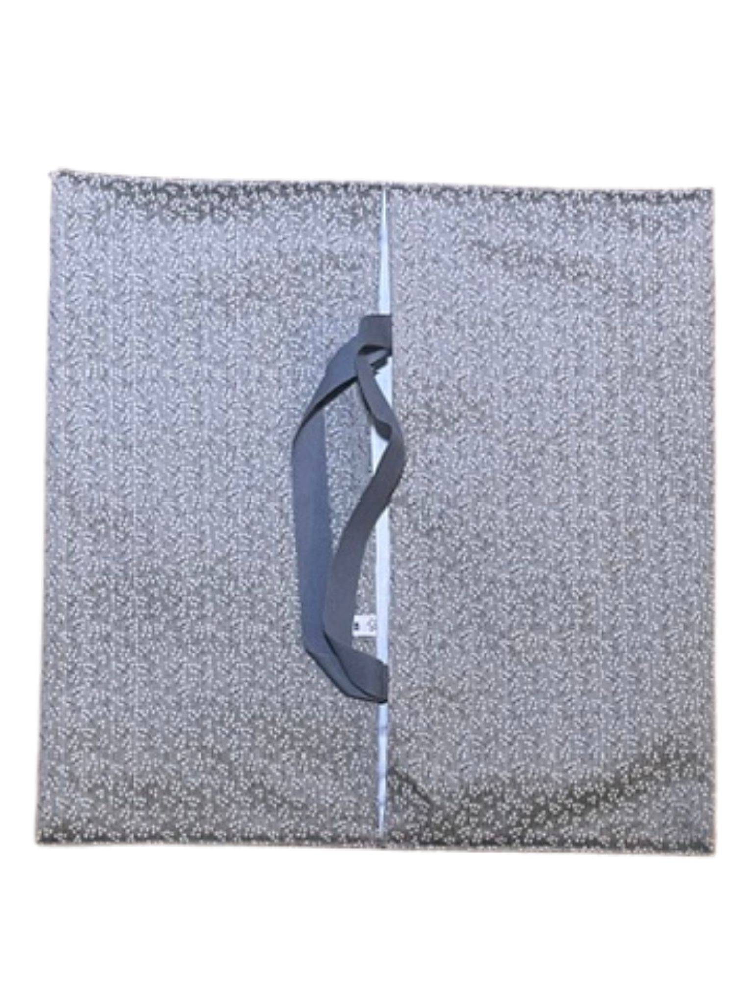 anna * pollack, Cake Boy, Kuchen-, Torte-, Quiche- oder Pizzatragetasche, Baumwolle silber geblümt, Kuchenform halb sichtbar