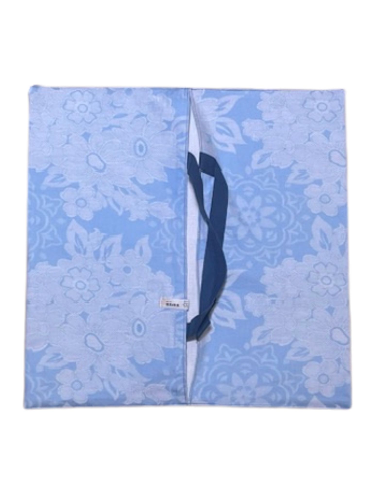 anna * pollack, Cake Boy, Kuchen-, Torte-, Quiche- oder Pizzatragetasche, Baumwolle hellblau geblümt