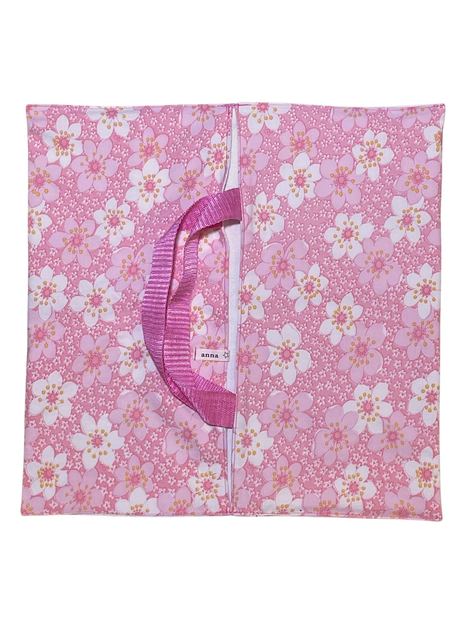 anna * pollack, Cake Boy, Kuchen-, Torte-, Quiche- oder Pizzatragetasche, Baumwolle rosa geblümt