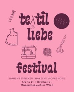 Flyer Textilliebe Festival 2026 Museusquartier